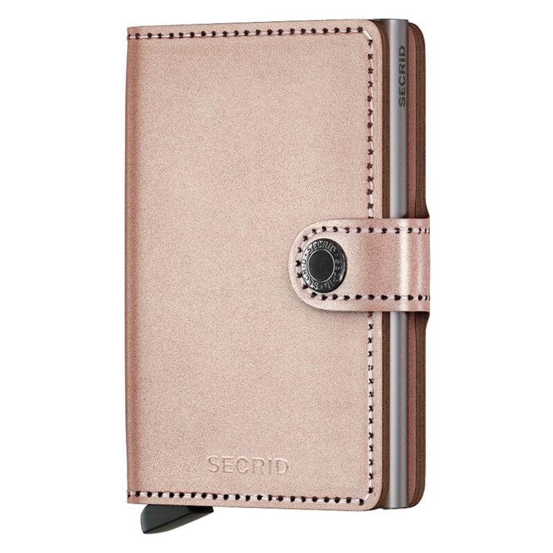 Secrid Mini Wallet Metallic Rose