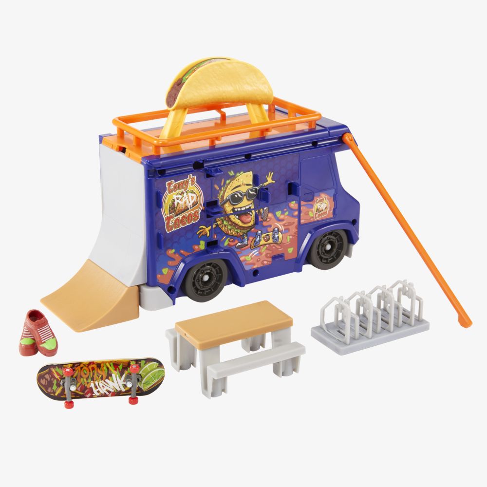 Hot Wheels Skate Tony Hawk's Taco Truck Play Case