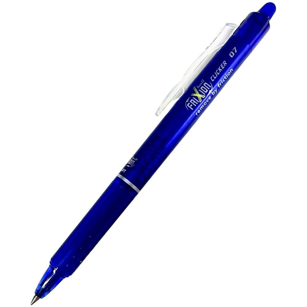 Pilot Frixion Clicker 0.7mm Ball Pen - Blue