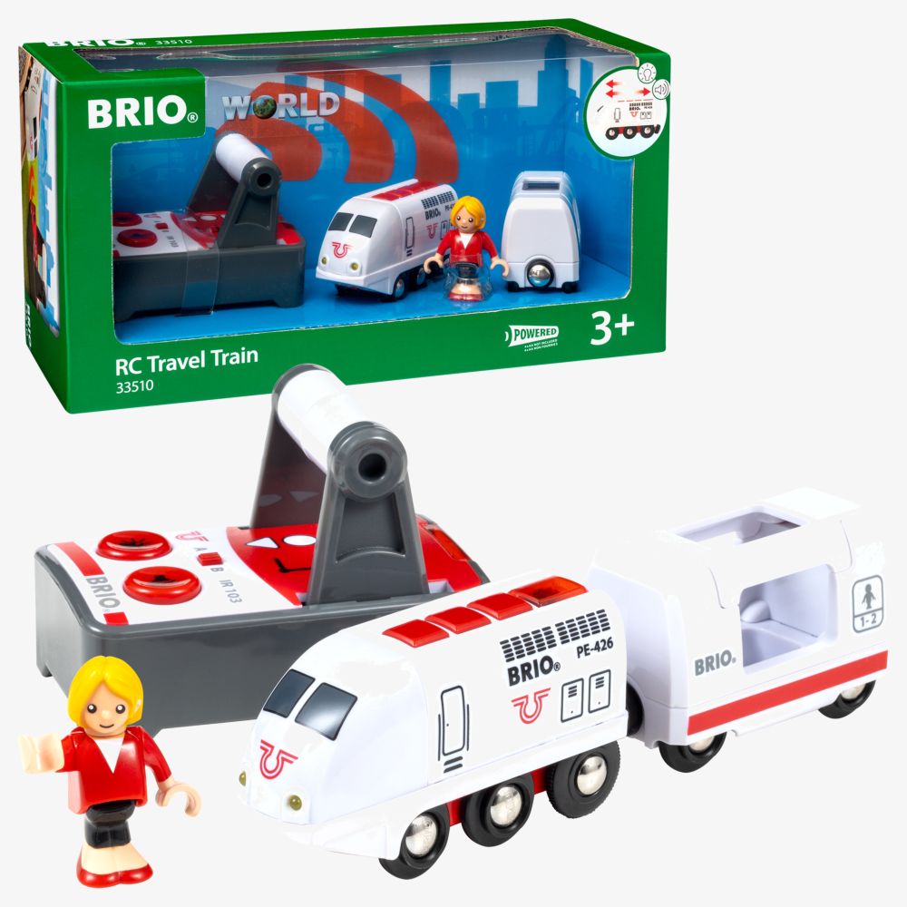 Brio World RC Travel Train Kids Playset