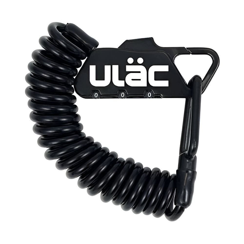 Ulac Piccadilly Carabiner Cable Combo Lock Black