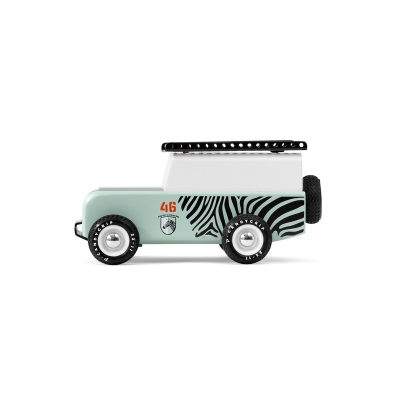 Candylab Drifters Drifter Zebra Wooden Car