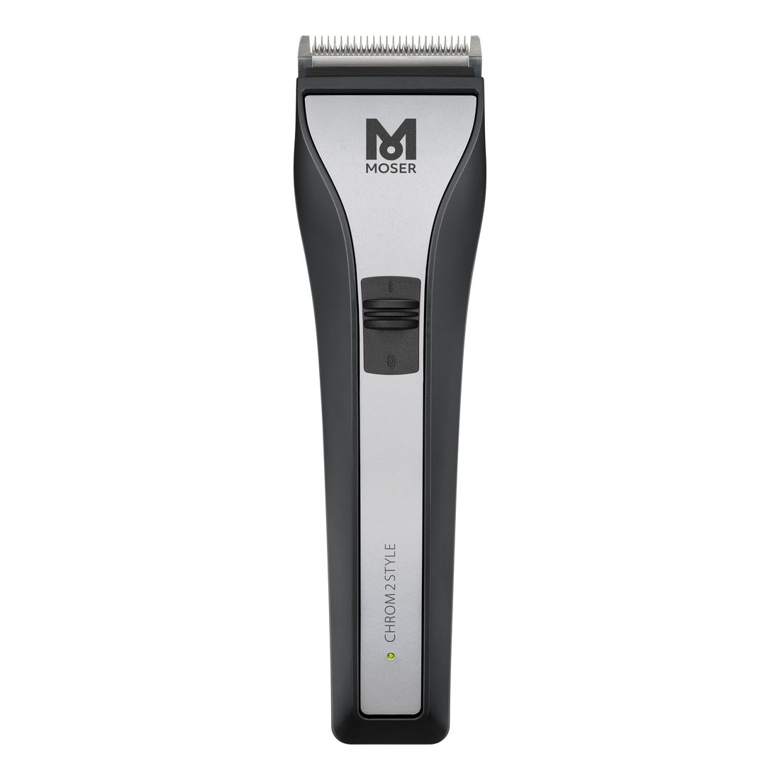 Moser Chrom2Style Professional Cord/Cordless Hair Clipper - Black/Silver