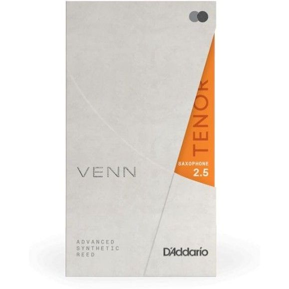 D'Addario VTS0125G2 VENN Generation 2 Tenor Saxophone Reed - Strength 2.5 - Box of 1 Piece