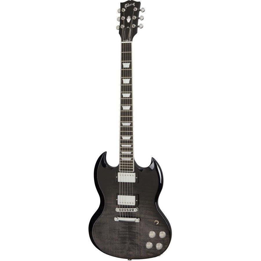 Gibson SG Modern Solidbody Electric Guitar - Trans Black Fade (Includes Hardshell Case)