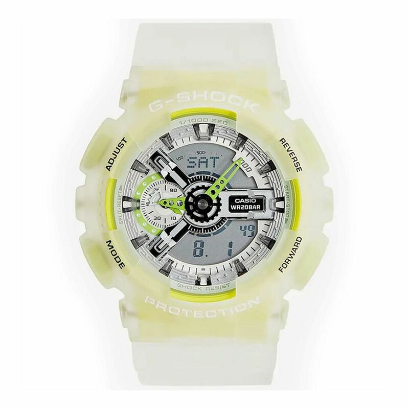 Casio G-Shock GA-110LS-7ADR Analog/Digital Watch - White