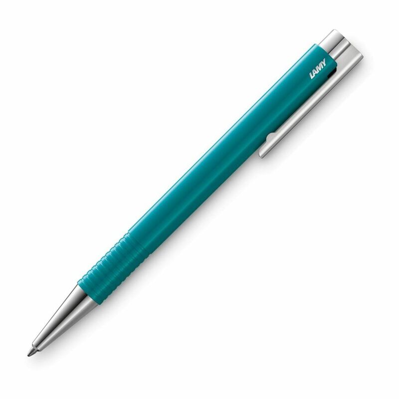 Lamy 204 Logo M+ Ballpoint Pen Aquamarine Gloss