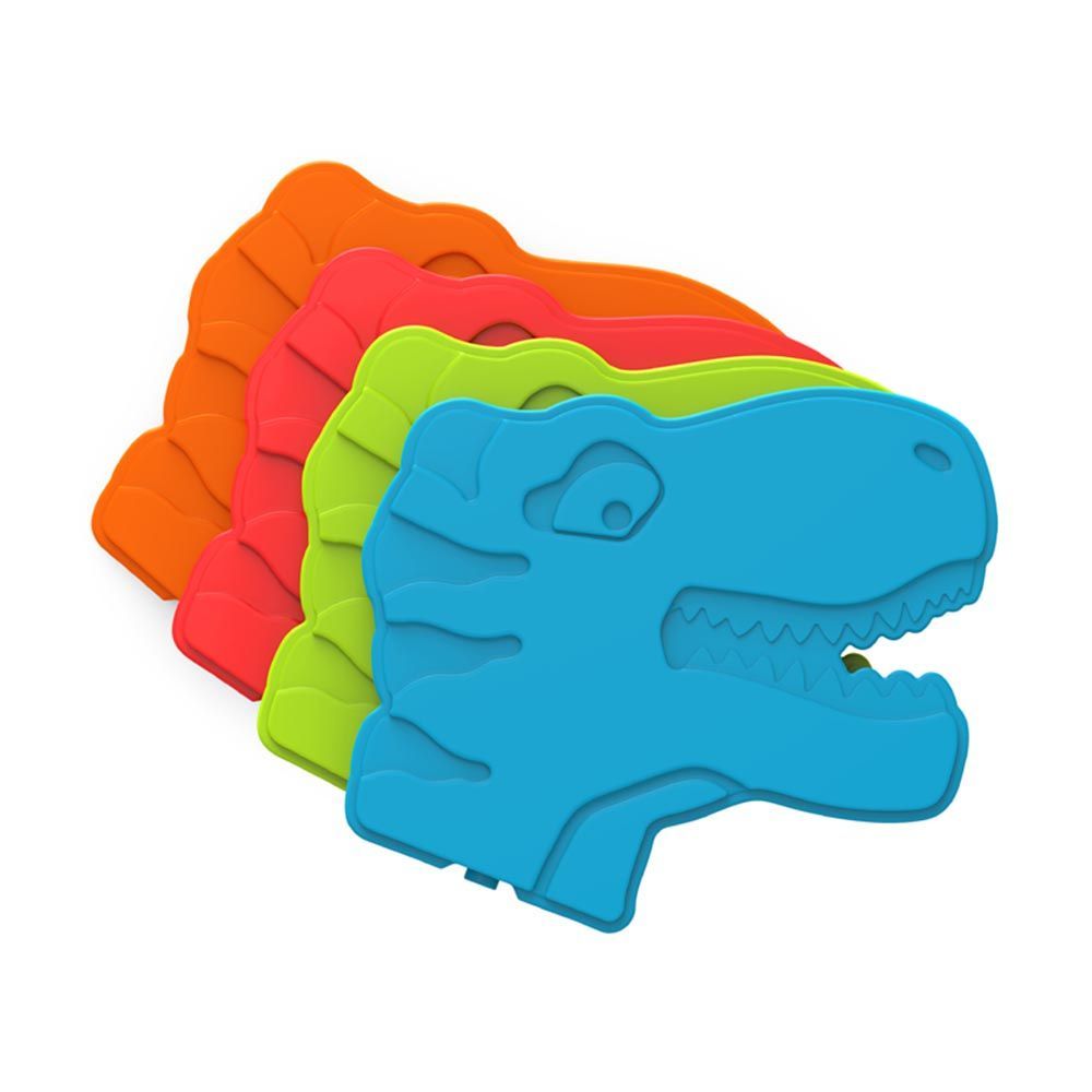 Bentgo Buddies Dinosaur Reusable Ice Packs (Pack of 4)