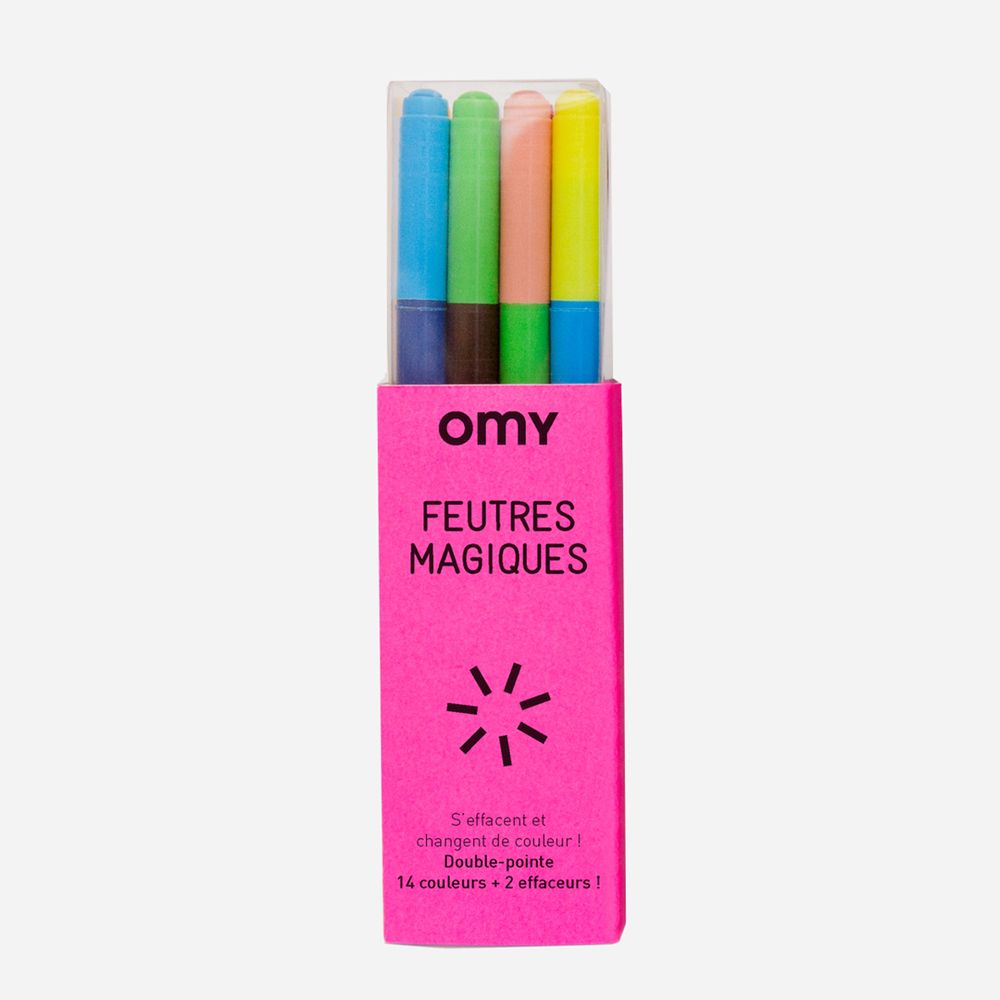 Omy Box Of 16 Felt Pen Magic