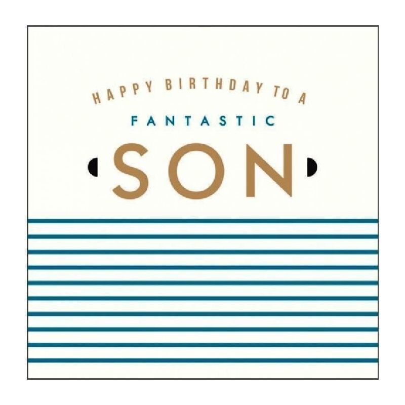 Pigment Son Fantastic Stripes Greeting Card