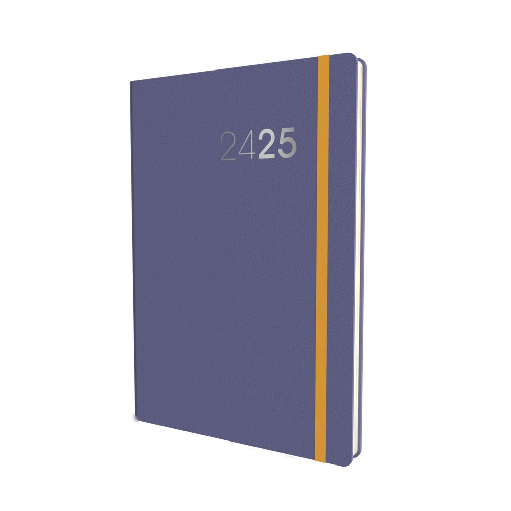 Collins Debden Legacy Academic July 2024 - July 25 A5 Week To View Mid Year Diary Planner School/ College/ University Term Journal - Purple - CL53M.55-2425 (168 Sheets)