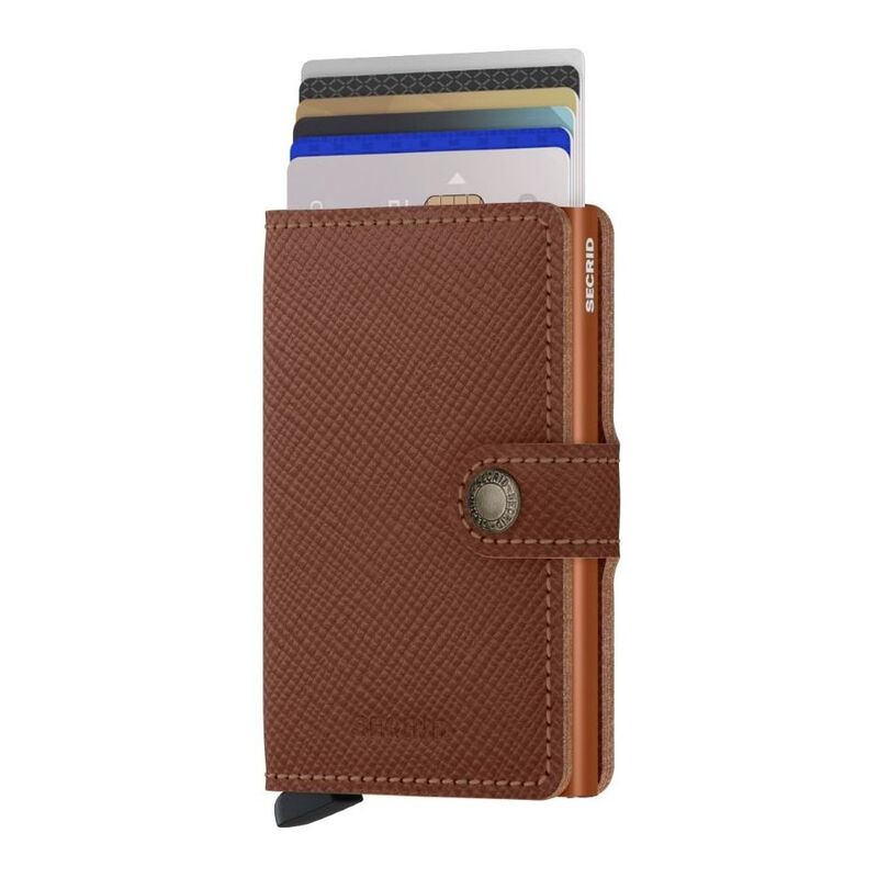 Secrid Miniwallet Saffiano Caramel