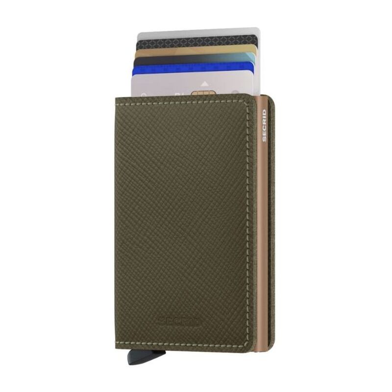 Secrid Slimwallet Saffiano Olive