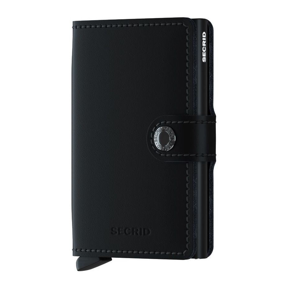 Secrid Miniwallet Leather Matte Black