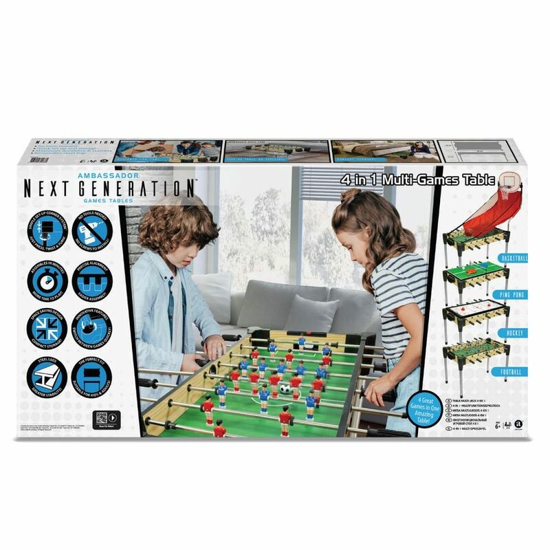 Merchant Ambassador 4-In-1 Games Table (36 Inch)