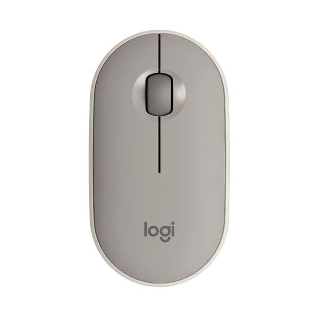 Logitech 910-006751 M350 Modern Slim and Silent Wireless/Bluetooth Mouse - Sand
