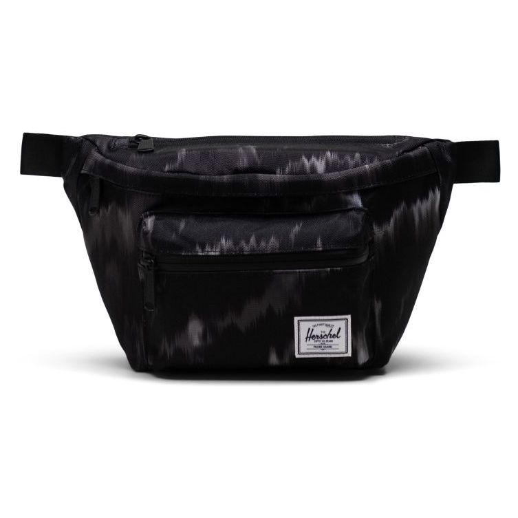 Herschel Pop Quiz Hip Pack - Blurred Ikat Black