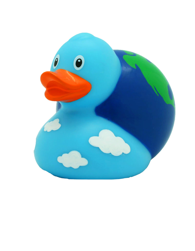 Lilalu Globe Rubber Duck