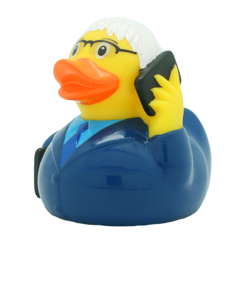 Lilalu Business Man Rubber Duck