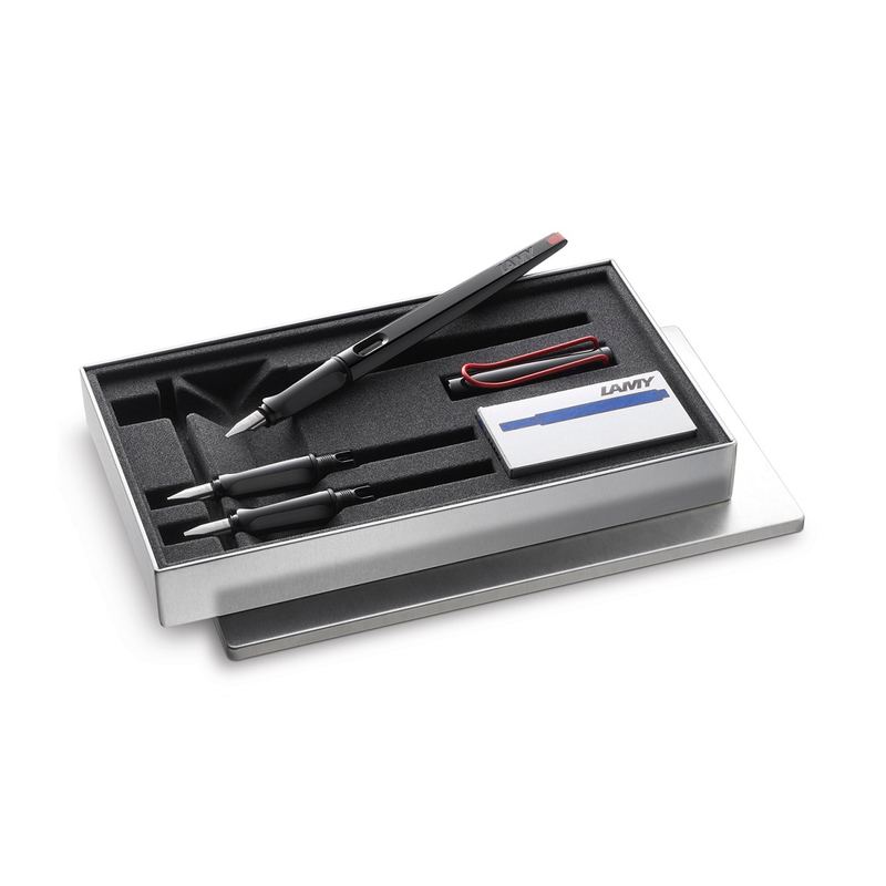 Lamy Joy Fountain Pen Set Black/Red