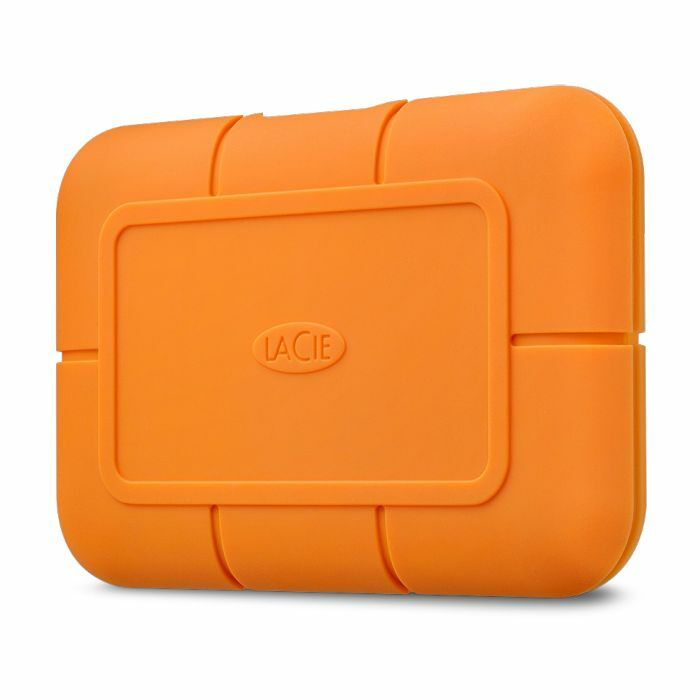Lacie 500GB Rugged USB 3.1 Type-C External SSD Orange