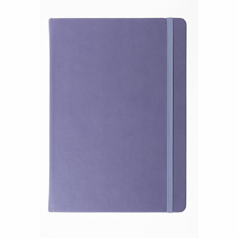 Collins Debden Legacy Feint Ruled A5 Notebook Purple