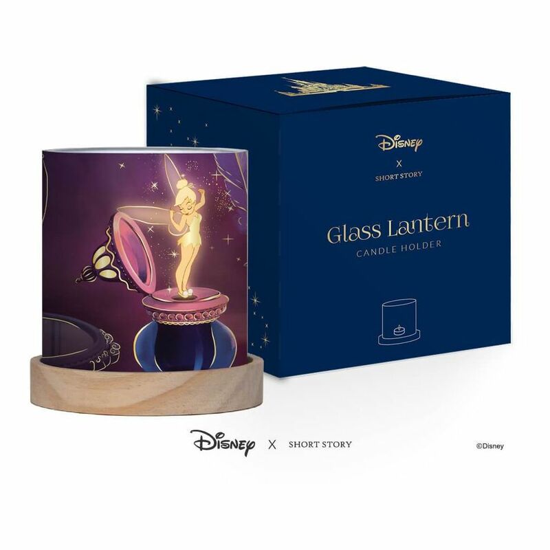 Disney x Short Story Tinker Belll Mini Glass Lantern Candle Holder