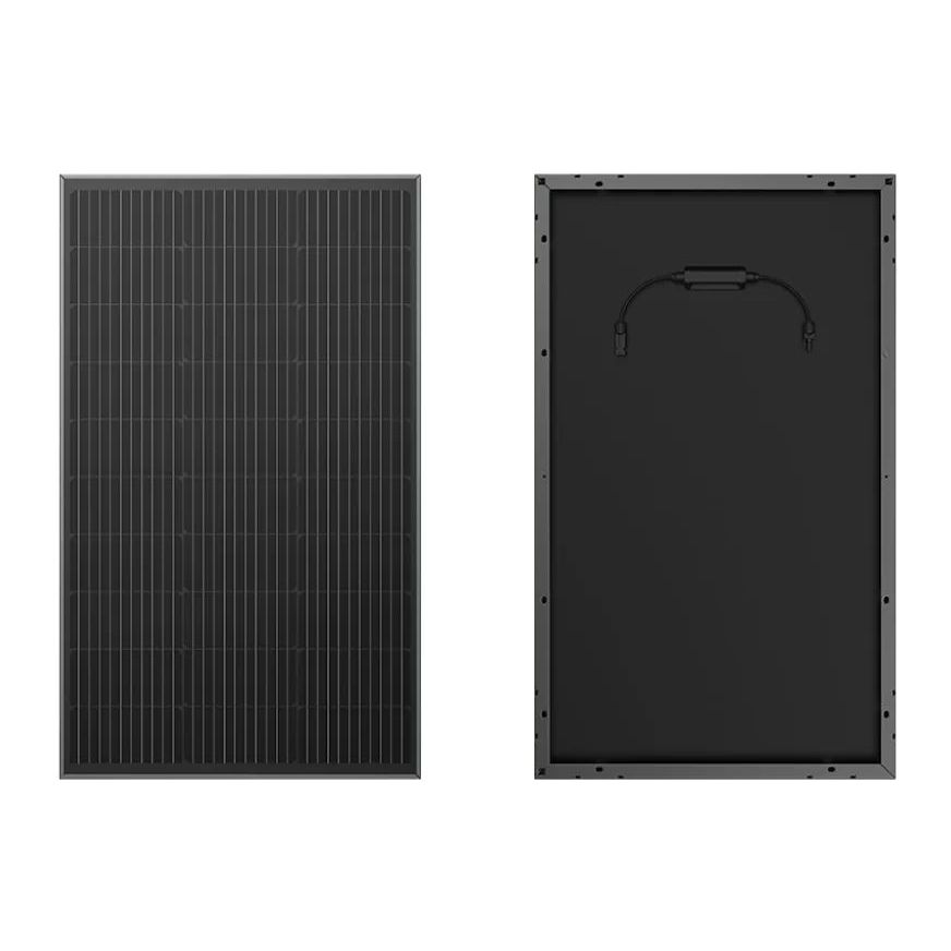EcoFlow 100W Rigid Solar Panel (2 pieces) - Black