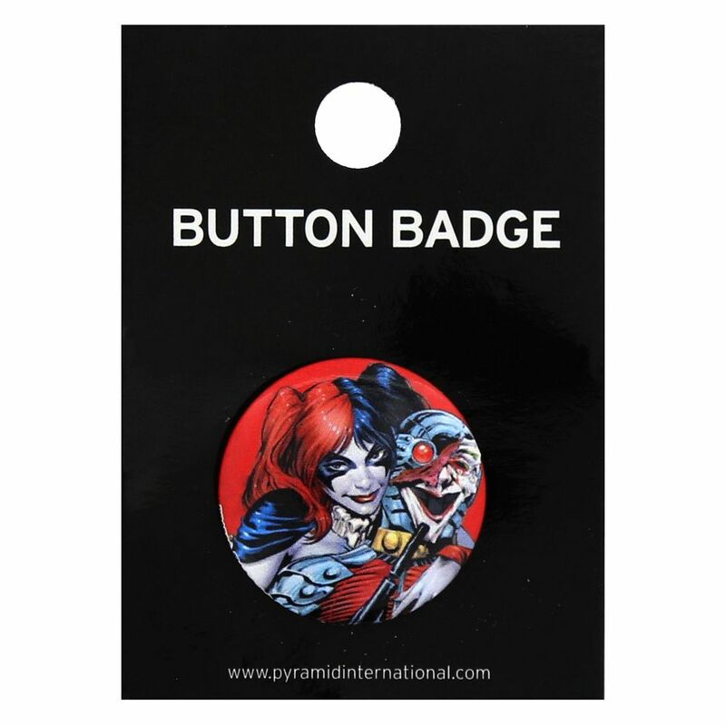 Pyramid International DC Comics Harley Quinn Red Badge 25mm