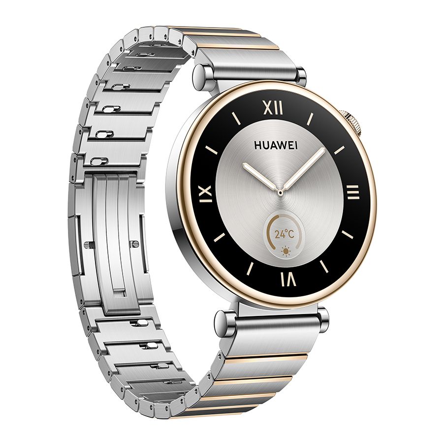 Huawei Watch GT4 41mm - Aurora Silver Stainless Steel Strap