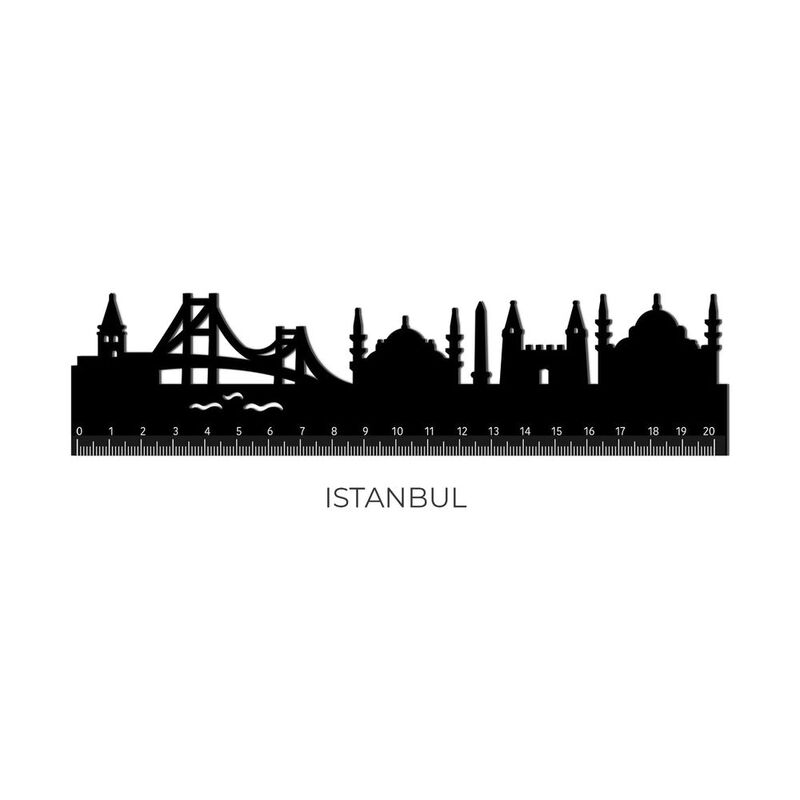 Legami Follow The Skyline Ruler - Istanbul