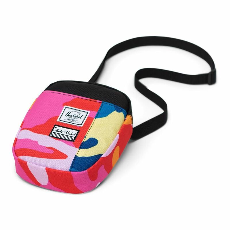 Herschel Andy Warhol Crossbody Bag Cruz Pink Camo/Blue Camo/Black