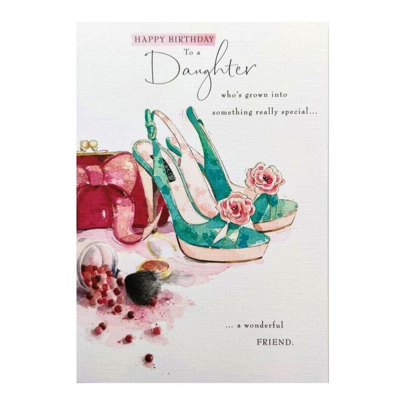 Hallmark Happy Birthday Daughter Shoes Greeting Card (159 x 228mm)