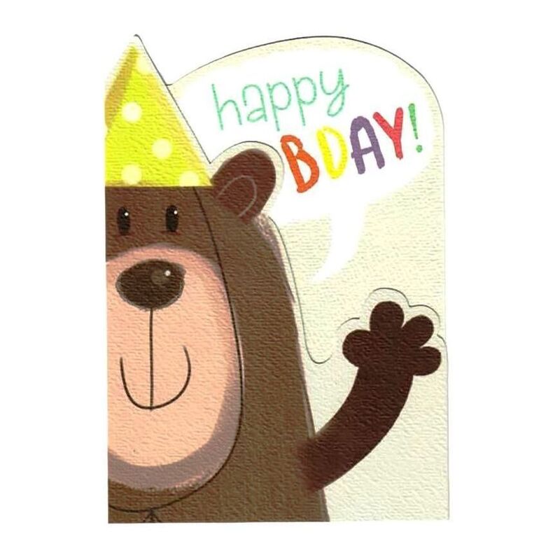 Hallmark Happy Bday Greeting Card (138 x 202mm)