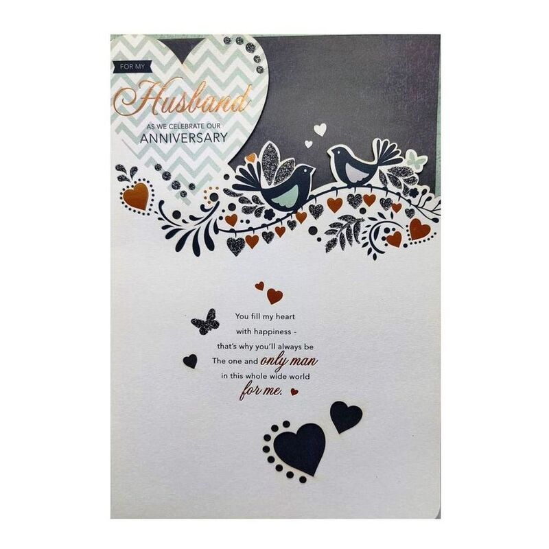 Hallmark Anniversary Husband Greeting Card (159 x 228mm)