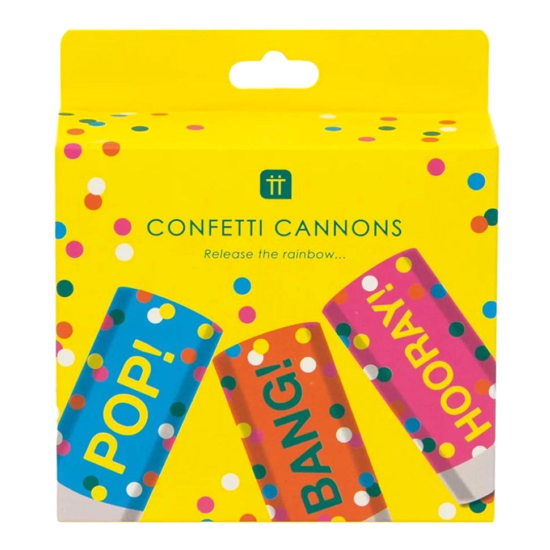 Talking Tables Birthday Brights - Confetti Canon (Pack of 3)