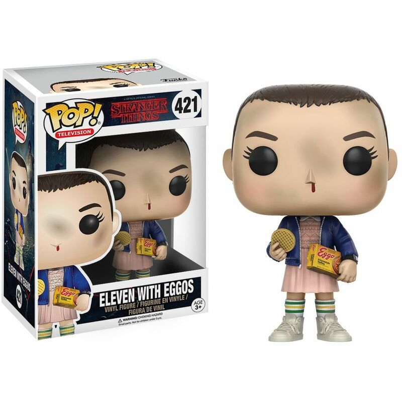 Funko Pop! Television Stranger Things Eleven with Eggos 3.75-Inch Vinyl Figure (With Chase*)