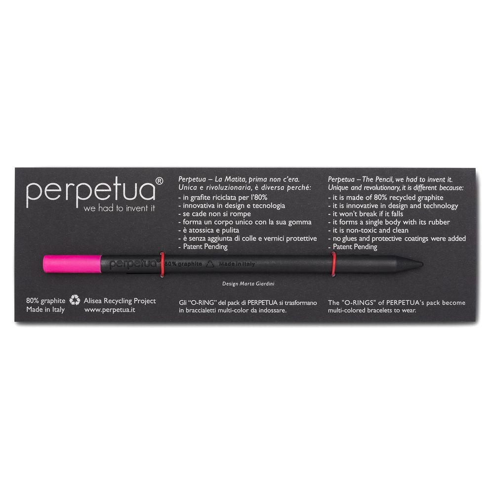 Perpetua Matita 80% Grafite Pencil Fushia - Zantech