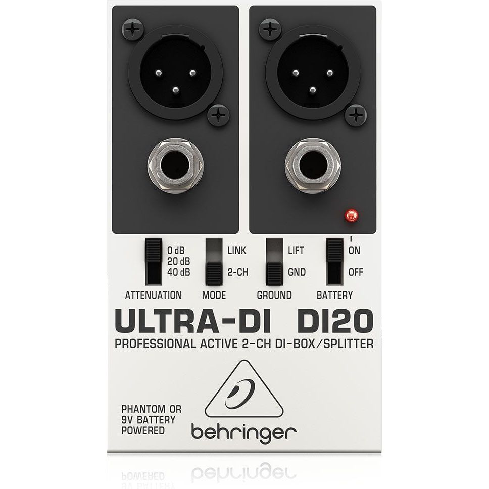 Behringer Ultra-DI DI20 2-channel Active Direct Box / Splitter