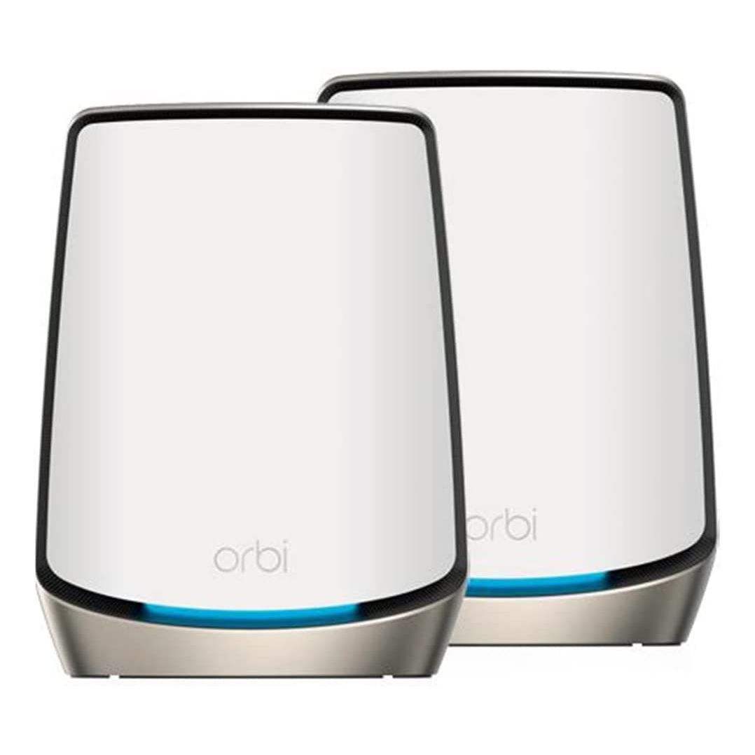 NETGEAR RBK862S - Orbi 860 Series AX6000 Tri-Band WiFi 6 Mesh System - 2-Pack (6Gbps)