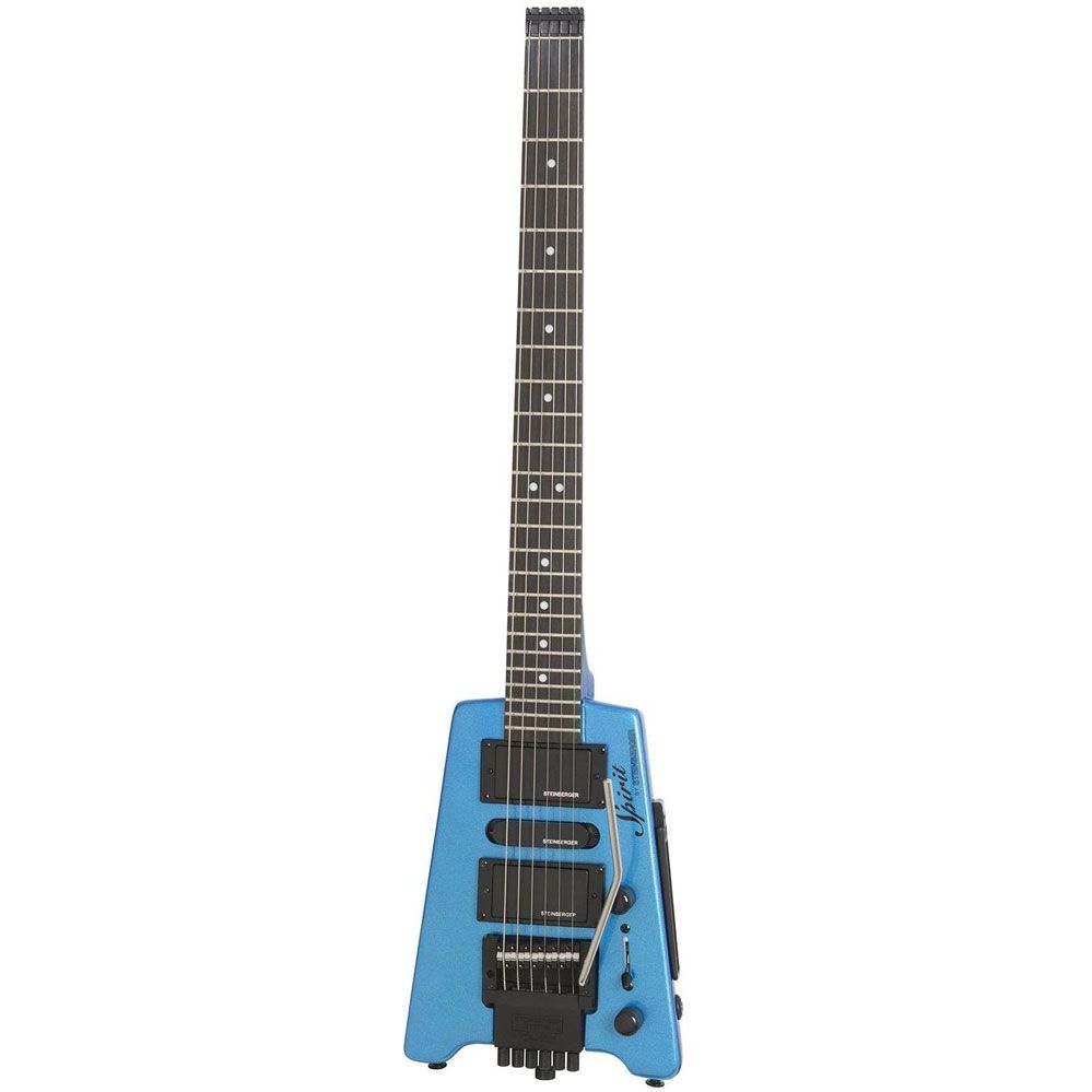 Steinberger GTPROFB1 Spirit GT-PRO Deluxe Outfit Travel Guitar - Frost Blue - Included Deluxe Gigbag