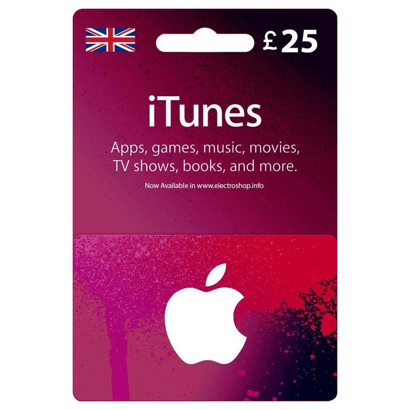 Apple iTunes Gift Card (UK) - GBP 25 (Digital Code)