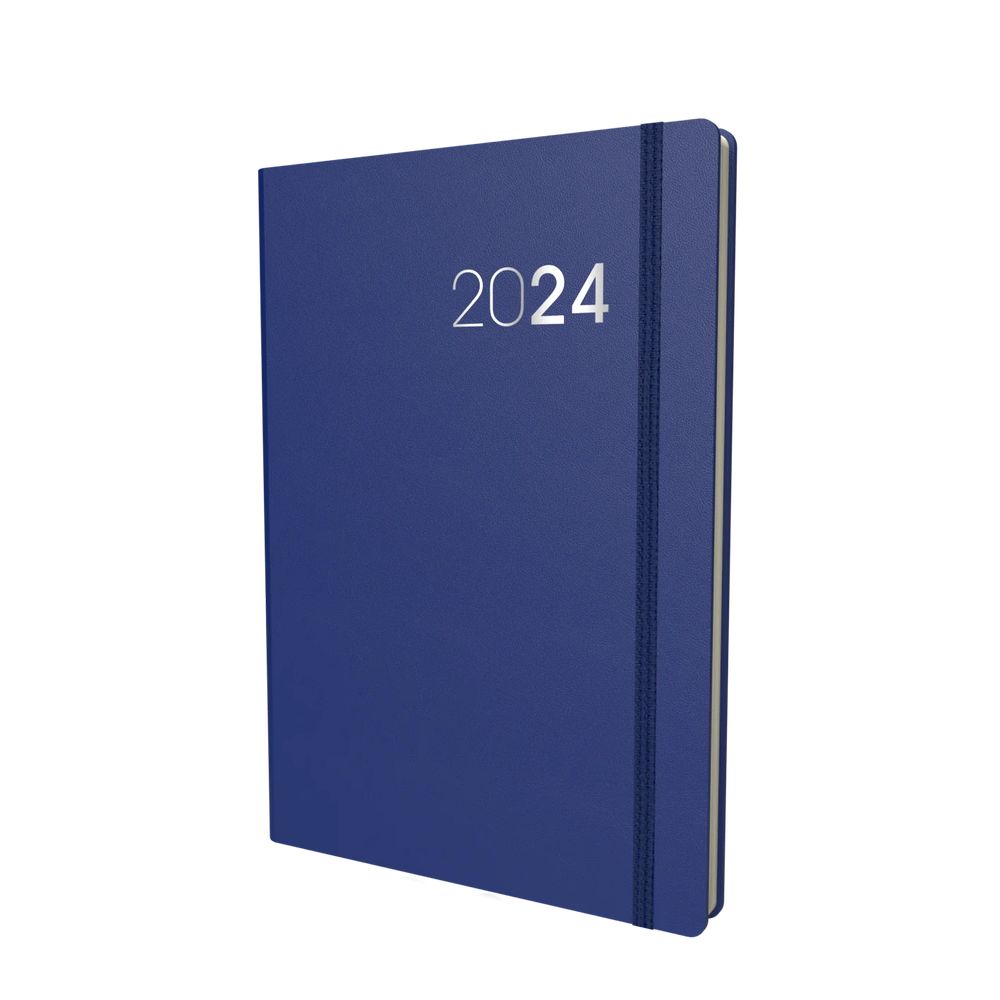 Collins Debden Legacy Calendar Year 2024 A5 Week-To-View Diary - Blue