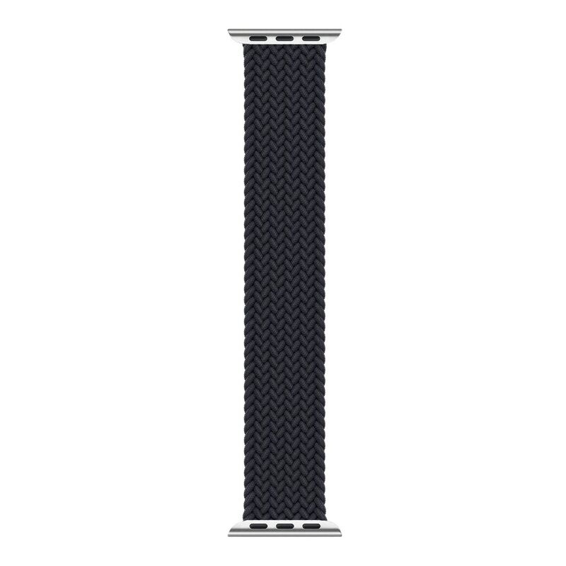 HYPHEN Oxnard Braided Apple Watch Band 38-40mm Medium Black (Compatible with Apple Watch 38/40/41mm)