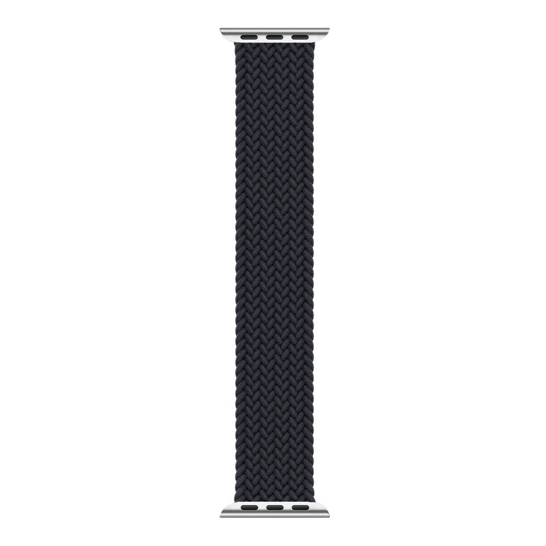 HYPHEN Oxnard Braided Apple Watch Band 42-44mm Medium Black (Compatible with Apple Watch 42/44/45mm)