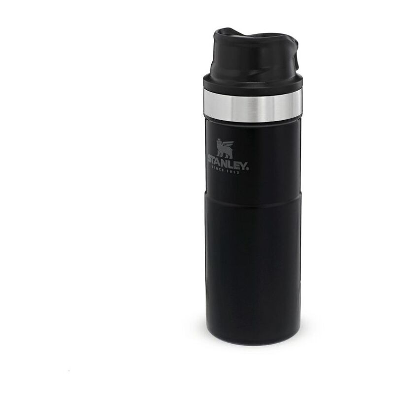 Stanley Classic Trigger Action Travel Mug Matte Black 355ml