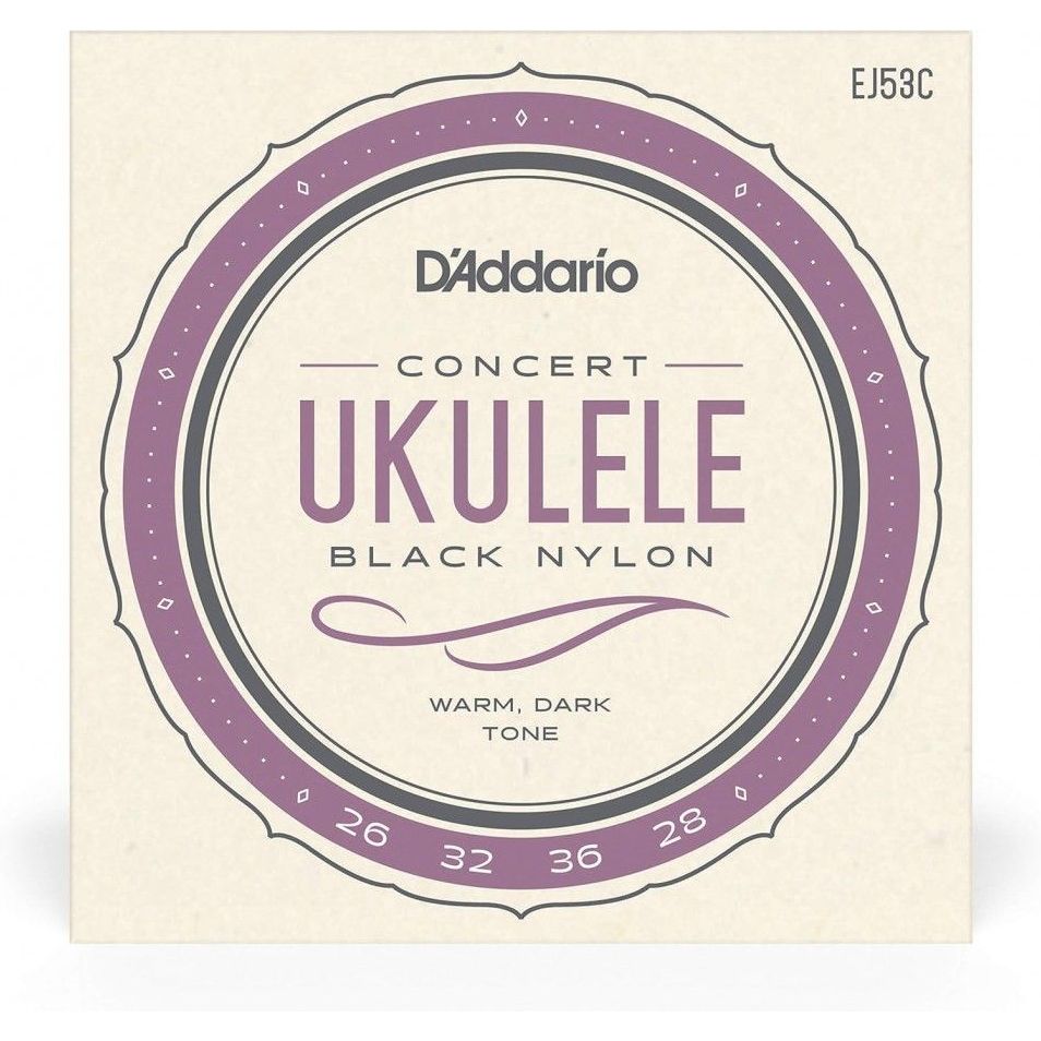 D'Addario EJ53C Hawaiian-Concert Pro-Arte Rectified Ukulele Strings