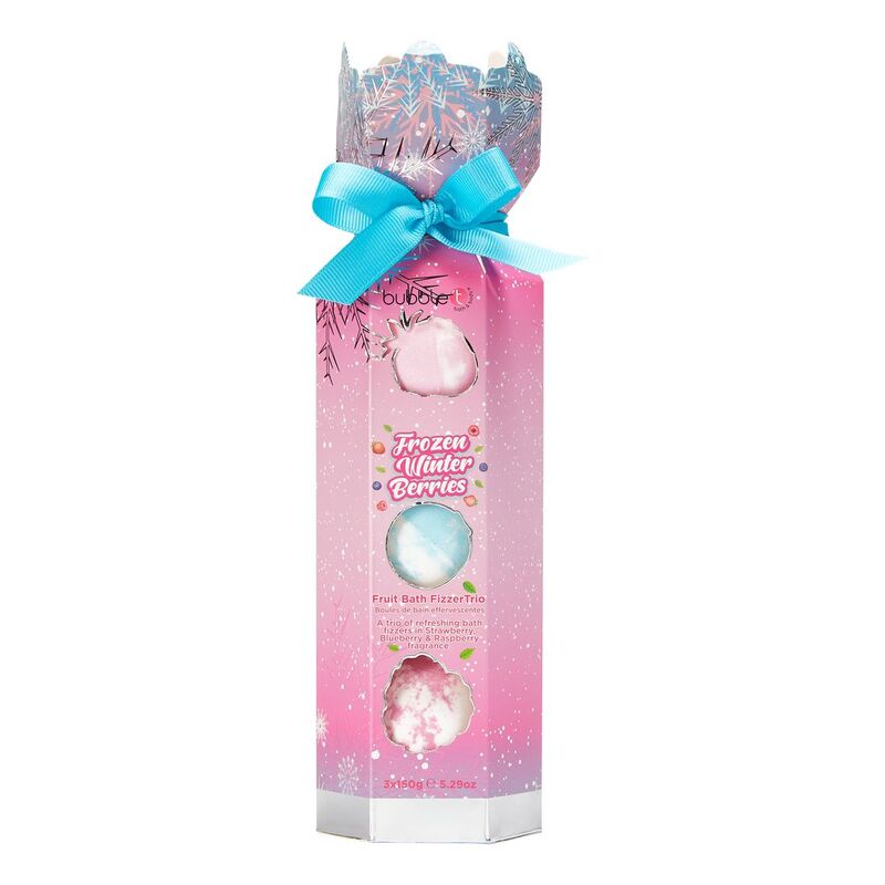 Bubble T Frozen Winter Berries Bath Fizzer Collection