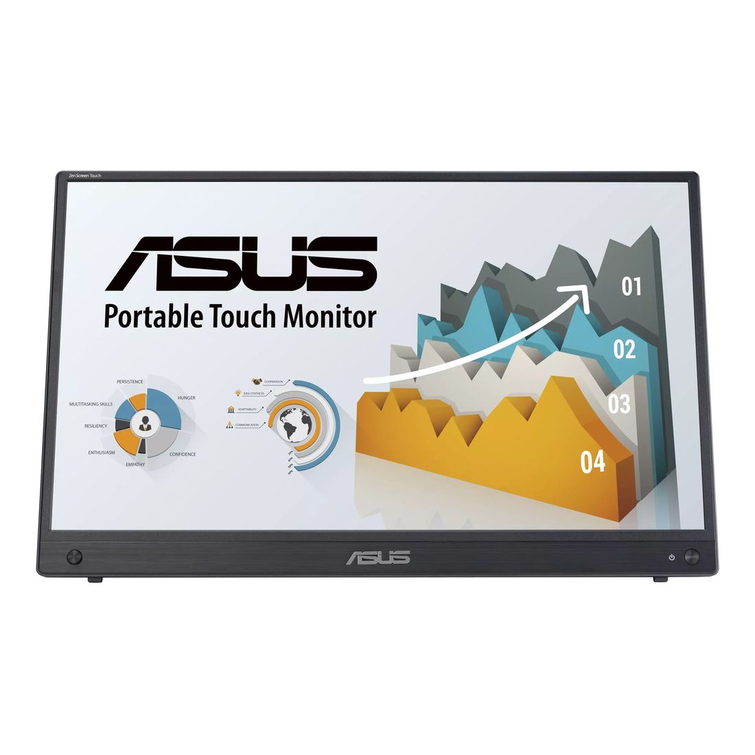 ASUS ZenScreen Touch MB16AHT Portable Monitor — 15.6-inch FHD (1920x1080) IPS