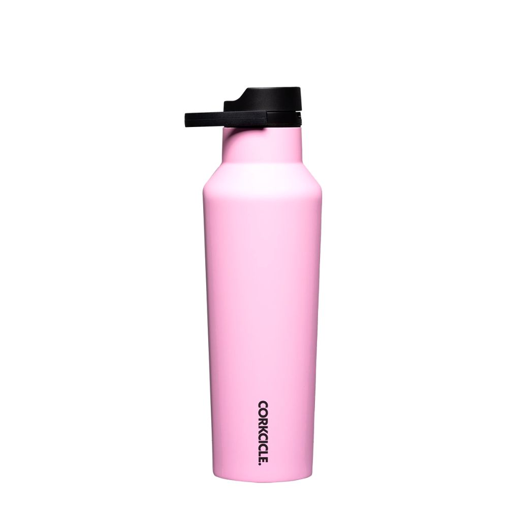 Corkcicle Sierra Canteen Vacuum Insulated Sports Water Bottle 590ml - Pink